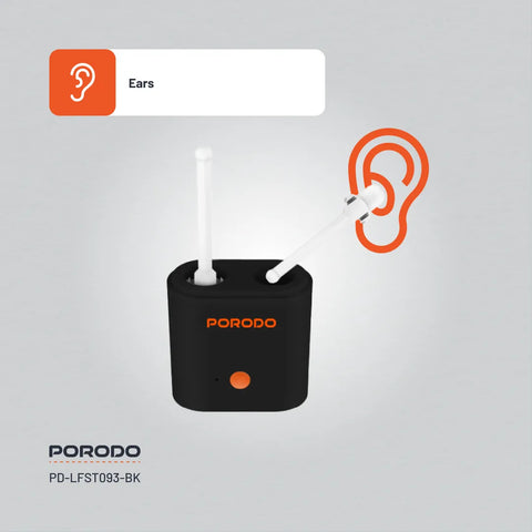 Porodo Lifestyle Wax Warming Hair Removal Kit with Mini Warmer, Quick Melt & Type-C Charging
