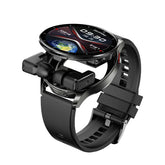 Porodo Pulse Smartwatch with Earbuds, IPS Display, Bluetooth Calling & IP67 - Black