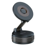 Porodo Rotarex MagSafe Car Mount with Powerful Suction Base, 360° Rotation & N52 Magnets - Black
