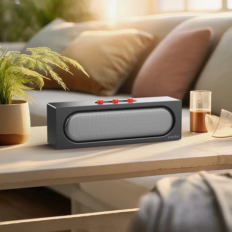 Porodo Soundtec Vibe Bar Portable Stereo Speaker - Black