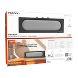 Porodo Soundtec Vibe Bar Portable Stereo Speaker - Black