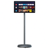 Porodo Surf 21.5 Portable Smart Touch Monitor with Android 15, Built-In Camera, 27000mAh Battery & 90° Screen Rotation - Gray