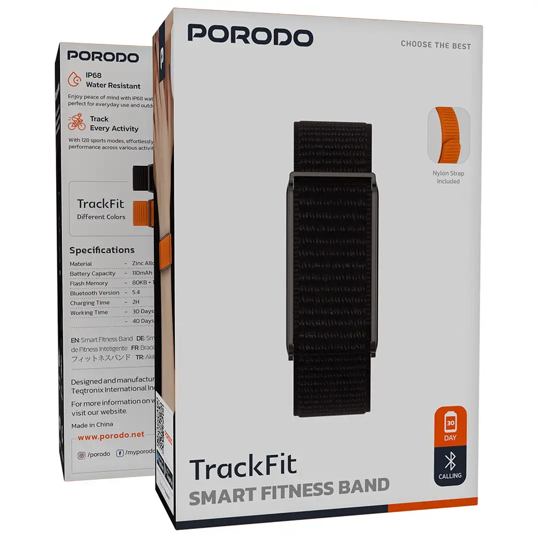 Porodo, TrackFit Smart Fitness Band Porodo, TrackFit Smart Fitness Band