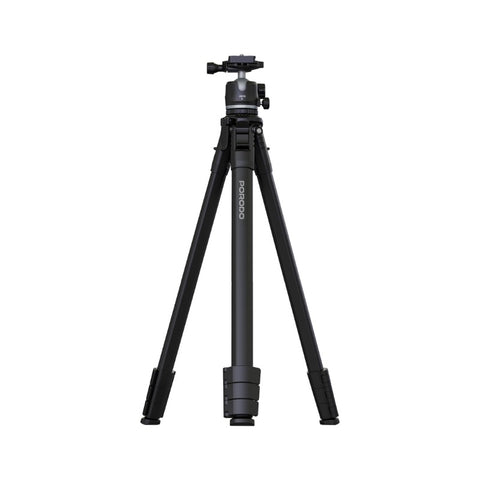 Porodo Ultra-Light Aluminum Tripod with 360° Rotation & Telescopic Design - Black