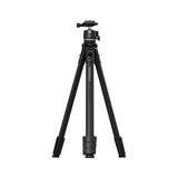 Porodo Ultra-Light Aluminum Tripod with 360° Rotation & Telescopic Design - Black