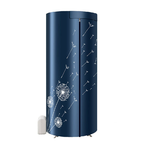 Portable Foldable Clothes Dryer Rack with 1000W PTC Heating, 360° Hot Air Circulation, 4 Timer Modes & 12 Kg Load Capacity