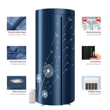 Portable Foldable Clothes Dryer Rack with 1000W PTC Heating, 360° Hot Air Circulation, 4 Timer Modes & 12 Kg Load Capacity