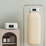 Portable Mini Clothes Dryer with Fast PTC Heating, Foldable Cabinet Design, Touch Control & 360° Hot Air Drying - 600W