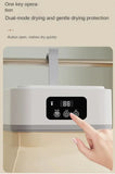 Portable Mini Clothes Dryer with Fast PTC Heating, Foldable Cabinet Design, Touch Control & 360° Hot Air Drying - 600W