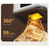 Portable Mini Clothes Dryer with Fast PTC Heating, Foldable Cabinet Design, Touch Control & 360° Hot Air Drying - 600W