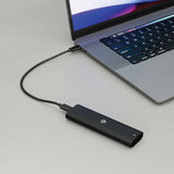 محرك أقراص SSD محمول ثنائي البروتوكول من باورولوجي بسعة 256GB - أسود