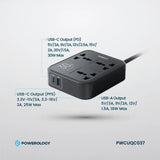 شريط طاقة باورولوجي 3250W 3AC Pwc037 - أسود