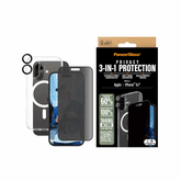PanzerGlass® B1291+P2861+1283, 3-in-1 Privacy Protection Bundle PG Ultra Wide Fit Privacy SP | Hoops™ | HardCase for iPhone 16
