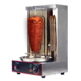 Professional Electric Vertical Shawarma & Doner Kebab Rotisserie Grill Machine with 360° Rotation & Adjustable Temperature - 2800W