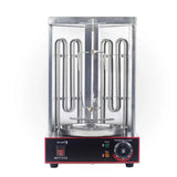 Professional Electric Vertical Shawarma & Doner Kebab Rotisserie Grill Machine with 360° Rotation & Adjustable Temperature - 2800W
