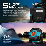Promate, CampMate-3 1200lm Camping Light with 9000mAh Power Bank, SOS & Dual Light Modes