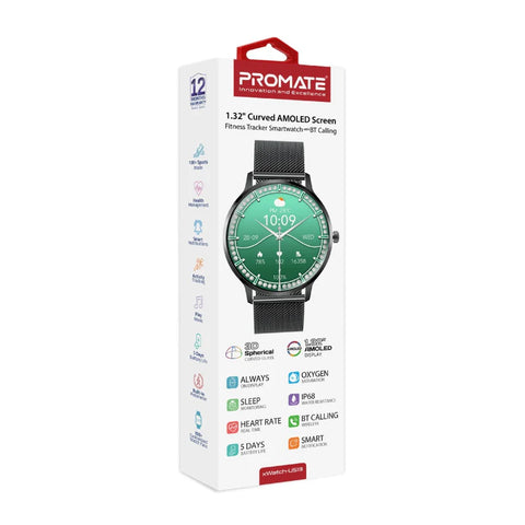 Promate xWatch-US13 Smartwatch (1.32” AMOLED Display