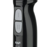 RAF 4-in-1 Hand Blender, Chopper, Whisk & Mixer with Dual Speed Control & 600ml Jar - 340W