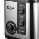 RAF 5-in-1 Multipurpose Electric Blender, Grinder, Juicer & Beater with 3L Capacity & Stainless Steel Blades - 2600W