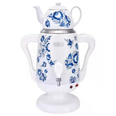 RAF Electric Samovar Kettle with 3.5L Main Kettle, 0.6L Teapot - 1800W