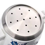 RAF Electric Samovar Kettle with 3.5L Main Kettle, 0.6L Teapot - 1800W