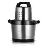 RAF Stainless Steel Food Processor & Chopper 6L with Quad Blade System for Blending & Grinding - 1600W