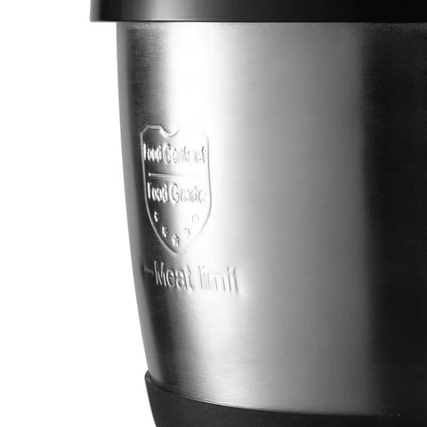 RAF Stainless Steel Food Processor & Chopper 6L with Quad Blade System for Blending & Grinding - 1600W