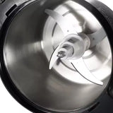 RAF Stainless Steel Food Processor & Chopper 6L with Quad Blade System for Blending & Grinding - 1600W