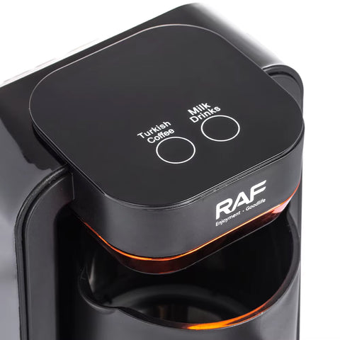 RAF, Turkish Coffee Pot 280ml 500W with One-Click Operation, Compact Design & Anti-Overflow Protection