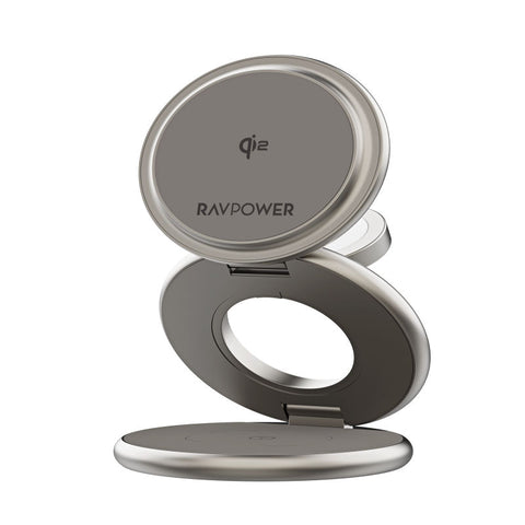 RavPower wireless charging stand on a white background