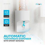 باوا، موزّع معجون أسنان أوتوماتيكي مع استشعار ذكي – أبيض