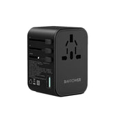 Ravpower RP-PC1034 Travel Charger PD PIONEER 65W 3-Port - Black