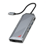 Redragon UCA 9-Port USB-C Hub - Black