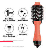 Revlon, One-Step Hair Dryer And Volumiser Apricot Edition, 1000W