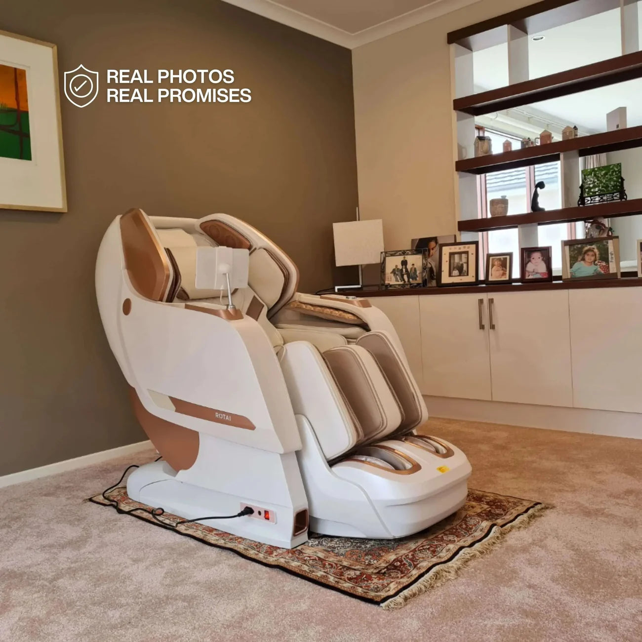 Rotai Massage Chair color Pink-White Rotai Massage Chair color Pink-White