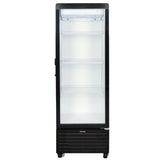 Rowa 10 CFT Showcase Refrigerator Ventilated Cooling, LED Light – Black (RW279SCBU)