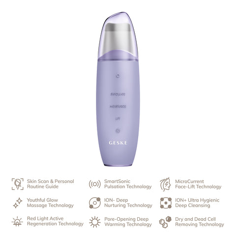MicroCurrent Skin Scrubber Blackhead Remover - 9 in 1