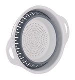 Plast Art Foldable Round Strainer with 2 Handles - 30 x 10 cm