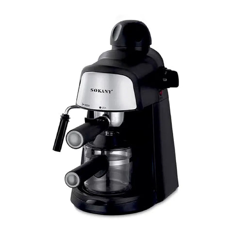 SOKANY Steam Espresso Maker Coffee Machine 800W with Safety Valve (Model SK-6810)