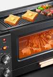 SOKANY 25L 3-in-1 Electric Toaster Oven with Grill, Bake & Roast Functions, Rotisserie & 60-Minute Timer - 3000W