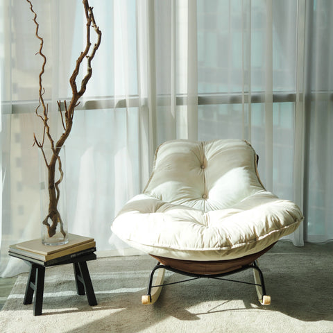 SOMA Nest Rocker Chair – Beige Brown 3767 A