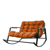 SOMA Cloud Lounge Rocking Chair – Camel