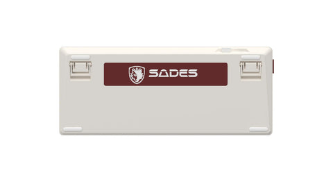 Sades Phantom Wolf 75 Ultra Compact 75% Tri Mode connection Mechanical Keyboard With Premium Aluminum Knob - Bordeaux Red