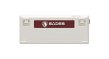 Sades Phantom Wolf 75 Ultra Compact 75% Tri Mode connection Mechanical Keyboard With Premium Aluminum Knob - Bordeaux Red