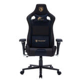 Sades Dorado PRO Gaming Chair with 6D Adjustable Armrests, Reclining Backrest & Dual Material Finish - Black