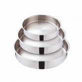 Saflon Stainless Steel Oven Tray Set 3 Pieces 36+32+28 cm