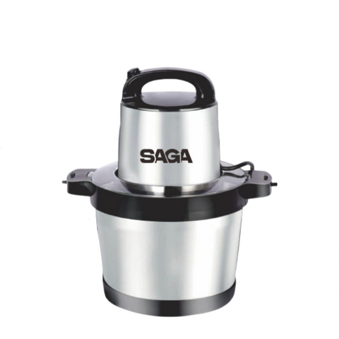 Saga 8L Food Chopper with 4 Stainless Steel Blades & 2-Speed Control - SG-2618