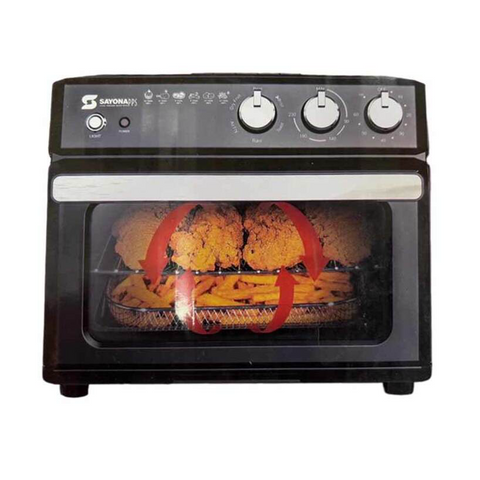 Sayona, Air Fryer Oven 23L 1700W with Glass Door and Timer – SAO-4353