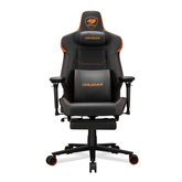 Cougar Gaming Chair Armor Evo M, Breathable Premium PVC Leather, 5D Adjustment - Black / Orange