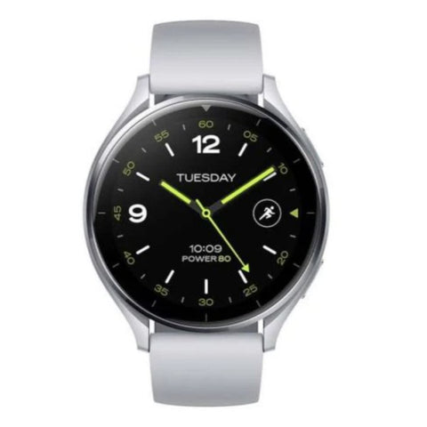 Xiaomi Watch 2 Sliver Case With Gray TPU Strap